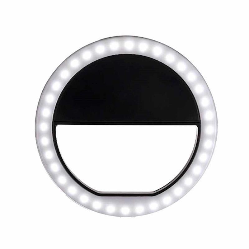 Ring - Shaped Selfie Light for Live Photography | LED Flashlight | White