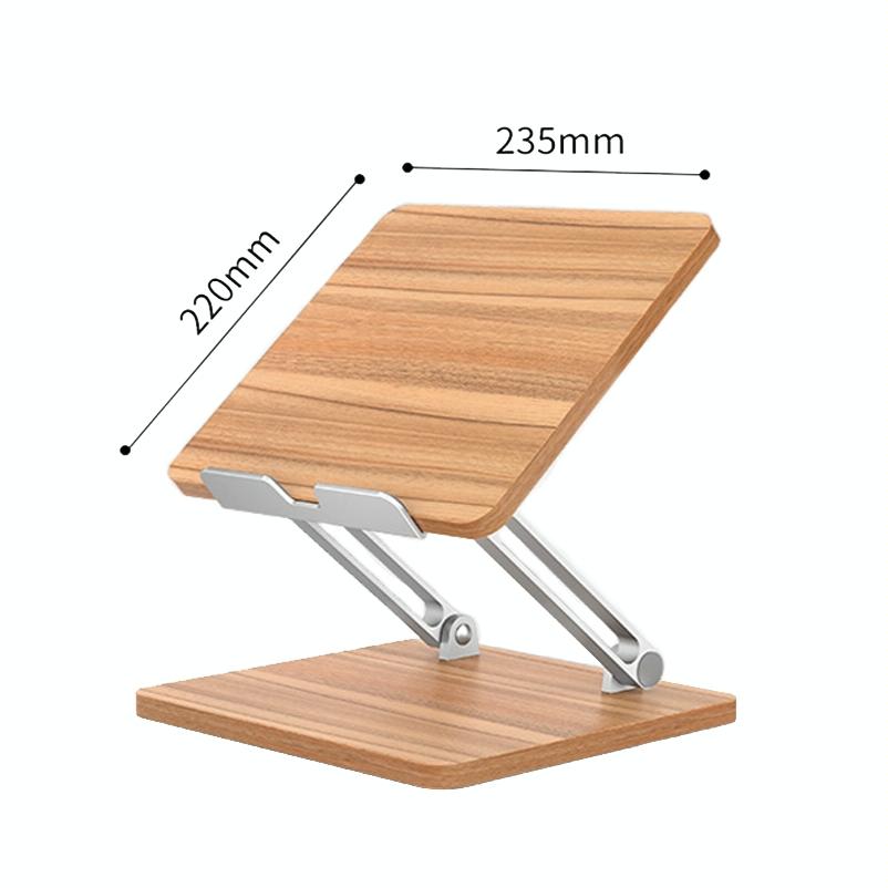 Adjustable Wooden Laptop Stand | Darkwood
