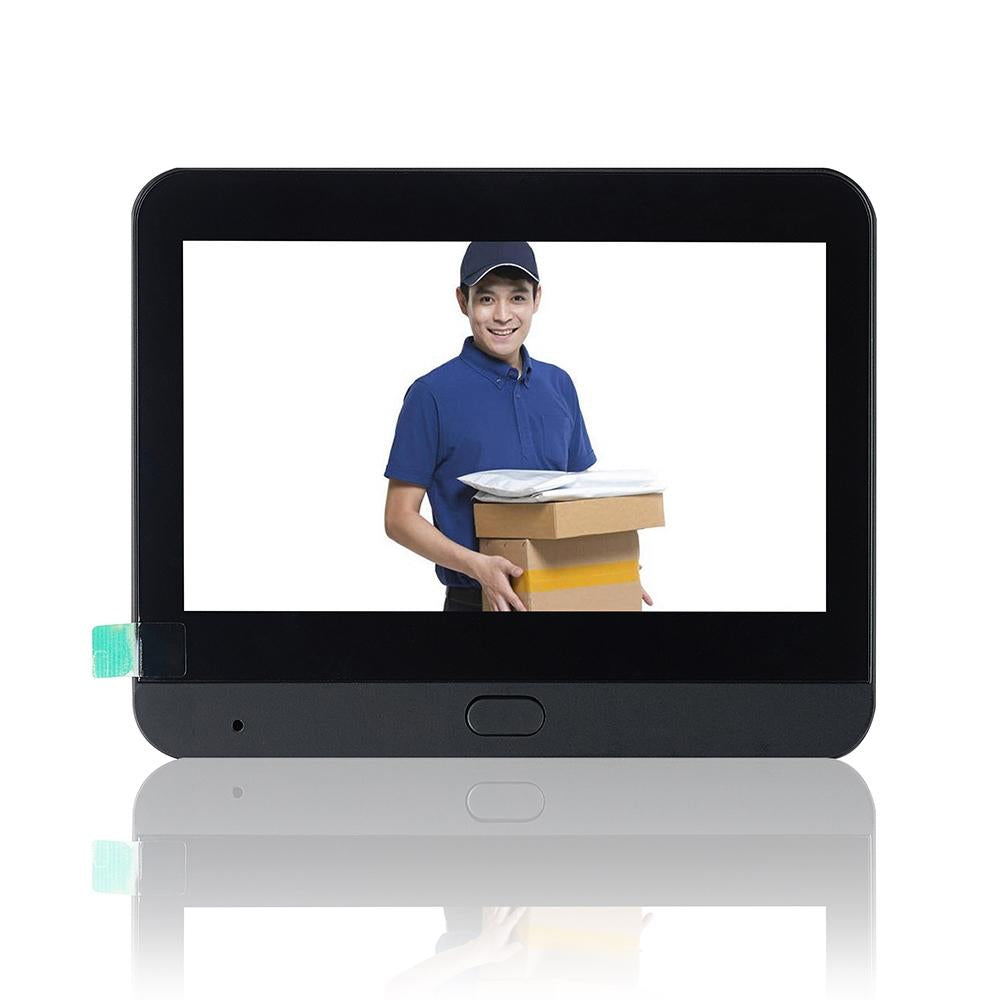 1080P Wifi Smart Cat Eye Video Doorbell | 4.3" Colour Screen | Hidden | Black