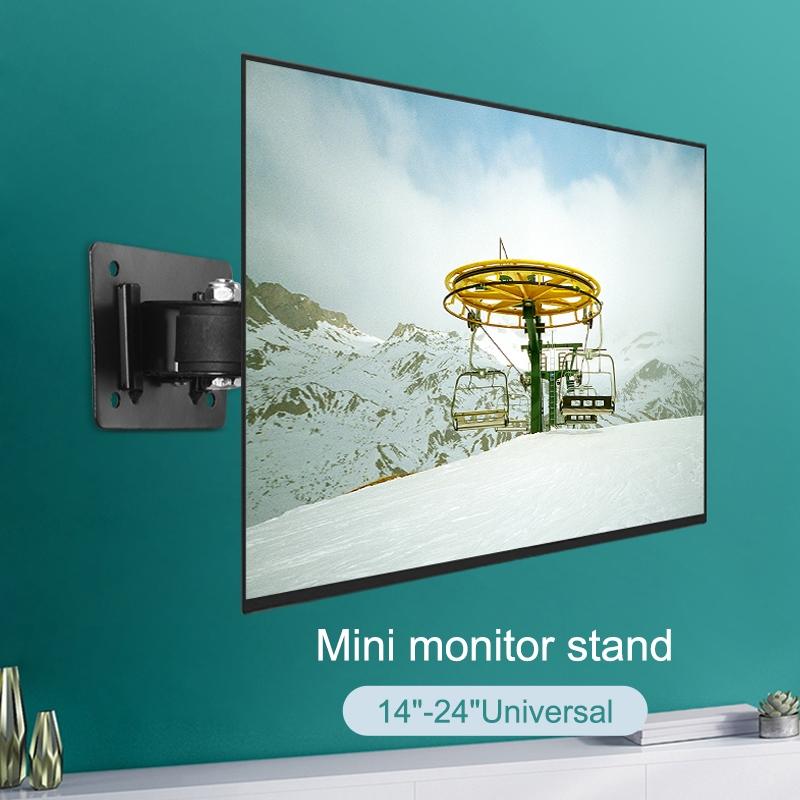 Universal TV Monitor Stand | 5 Pcs Vertical Display Hanger | Simple & Compact | Black