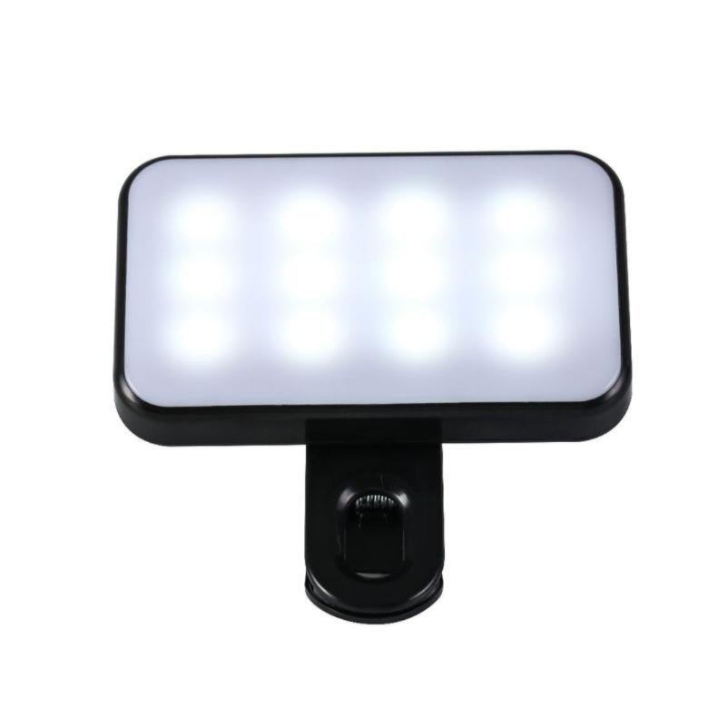 Rechargeable Selfie Light | Phone | Laptop | Tablet | Black