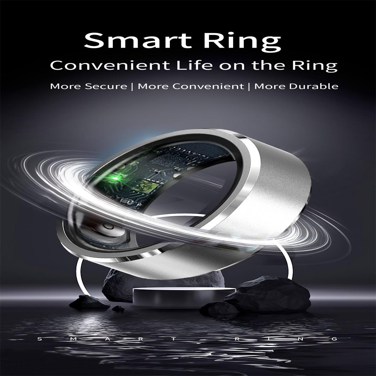 Smart Ring | Health Monitoring | Multiple Sports Modes | Size 11 | Silver