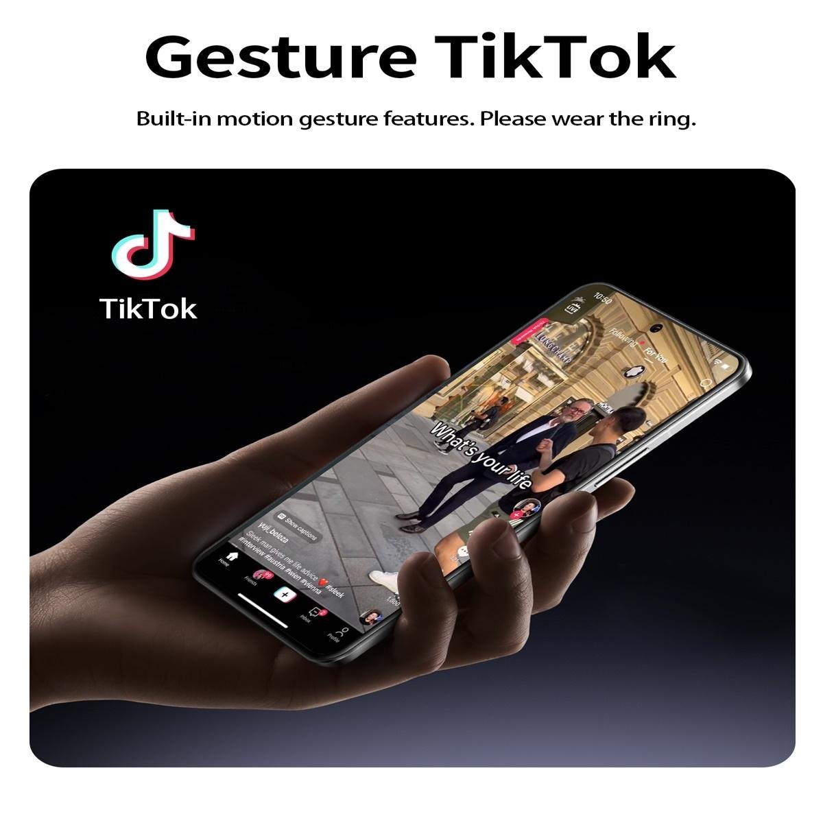 Smart Ring | Health Monitoring | Multiple Sports Modes | Size 11 | Silver