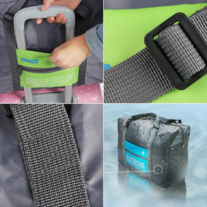 Foldable Nylon Travel Bag | For Women & Men | Large Capacity | Green