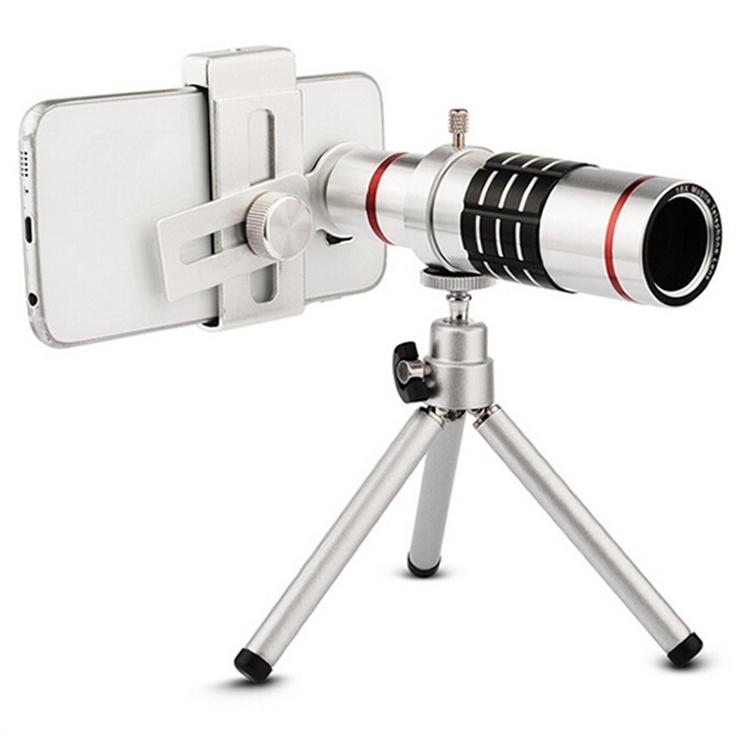 Universal Mobile Phone Telescope Lens with Clip | Ideal for Outdoor Shooting | 12X