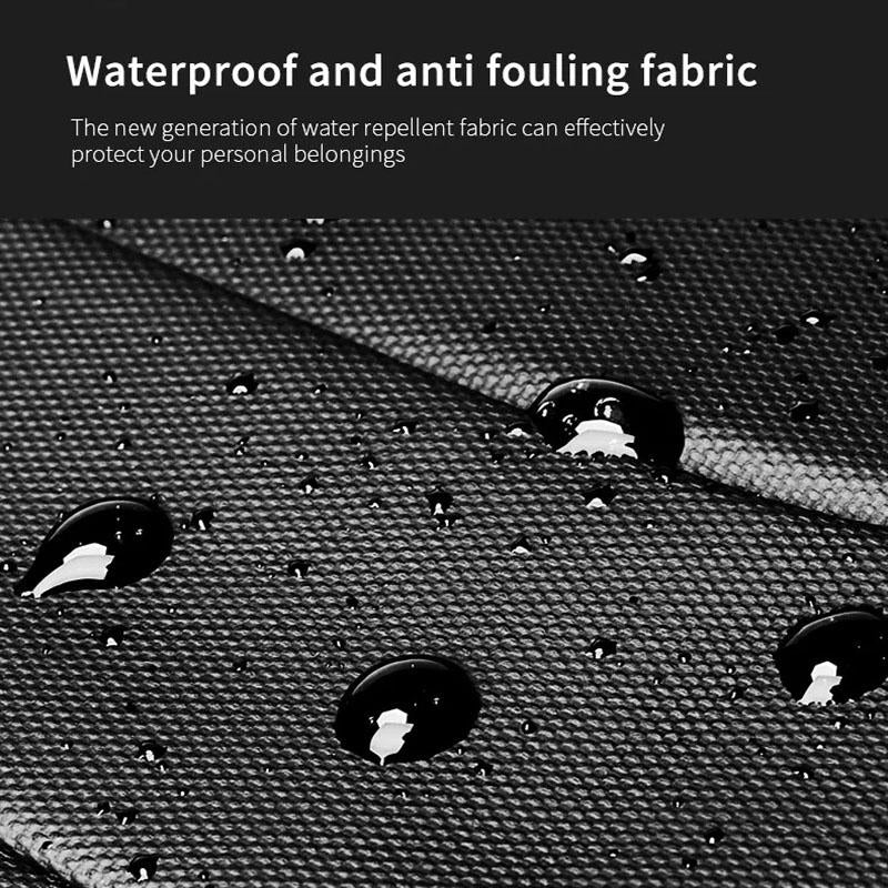 Large Capacity Waterproof Laptop Backpack with USB Port for Business Travel | Light Grey