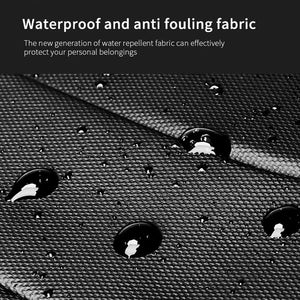 Large Capacity Waterproof Laptop Backpack with USB Port for Business Travel | Light Grey