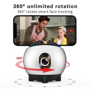 Smart Follow Shot Gimbal for Live Streaming | Rechargeable | White