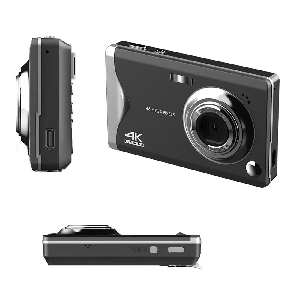 3.0-inch Autofocus 4K HD Digital Camera with HD Screen | Black
