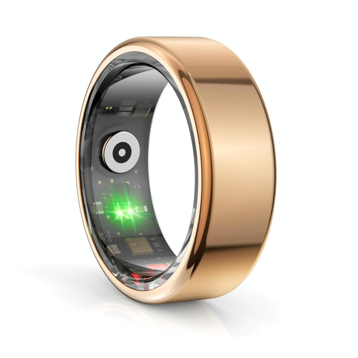 Smart Ring | Heart Rate | Blood Oxygen | Sleep Monitoring | Sports Modes | Size 8 | Black