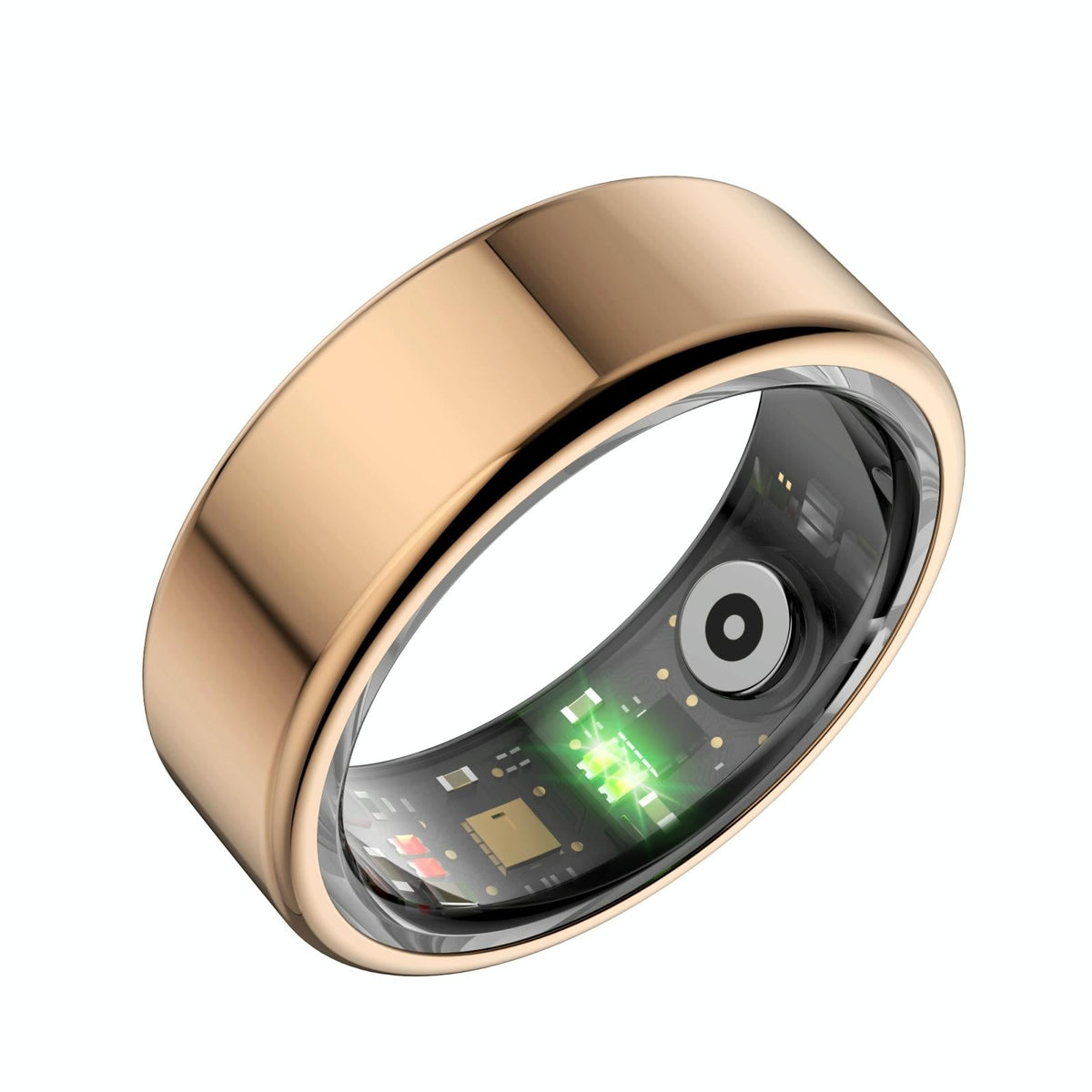 Smart Ring | Heart Rate | Blood Oxygen | Sleep Monitoring | Sports Modes | Size 8 | Black