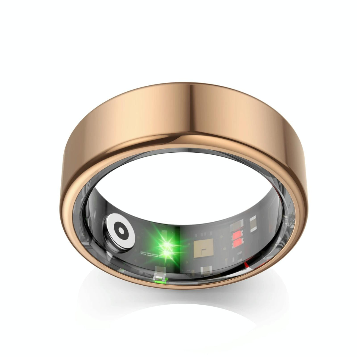 Smart Ring | Heart Rate | Blood Oxygen | Sleep Monitoring | Sports Modes | Size 8 | Black