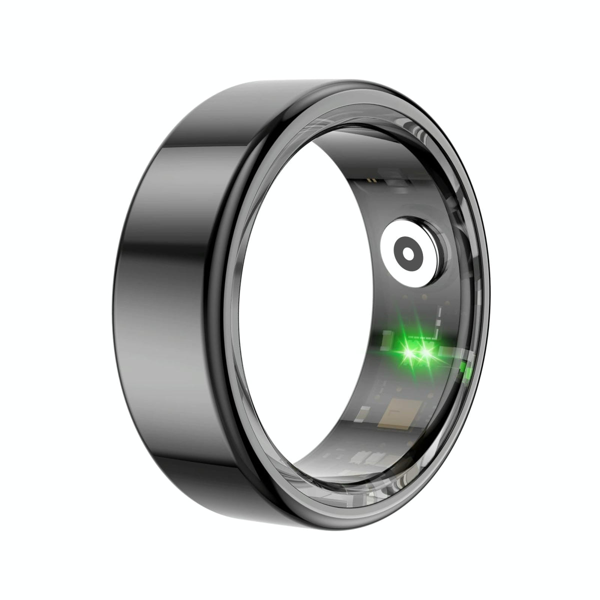 Smart Ring | Heart Rate | Blood Oxygen | Sleep Monitoring | Sports Modes | Size 8 | Black