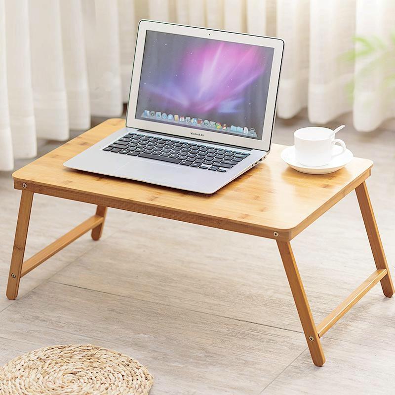 Foldable Laptop Table with Card Slot | Simple and Lazy Design