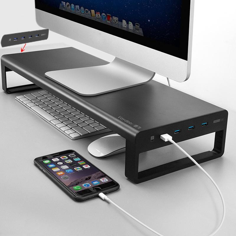Vaydeer Laptop Screen Stand | Multifunctional USB Wireless Display Rack