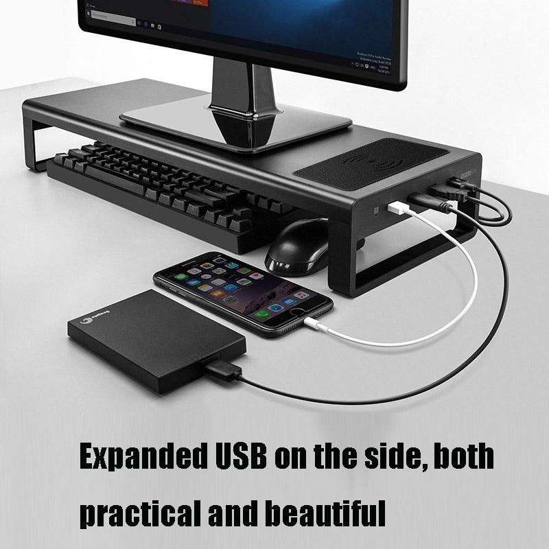 Vaydeer Laptop Screen Stand | Multifunctional USB Wireless Display Rack