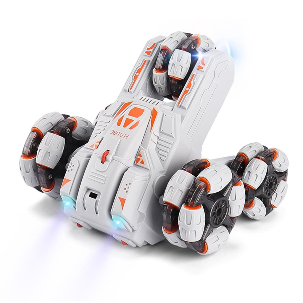 360° Swing Arm RC Car | Double Control | 2.4G Multifunctional | Five-Wheeled | Black