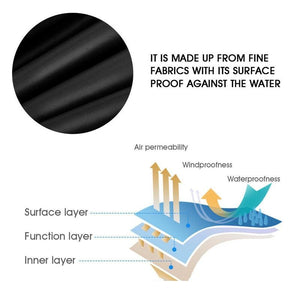 Waterproof & Dustproof Protection Cover for Bathtub | Pool Table & Chair | 220x220x85cm | Black