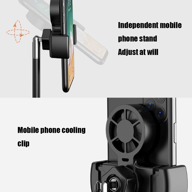 26cm Live Broadcast Beauty Light Bracket | With Cooling Bracket | Medium Version | Black