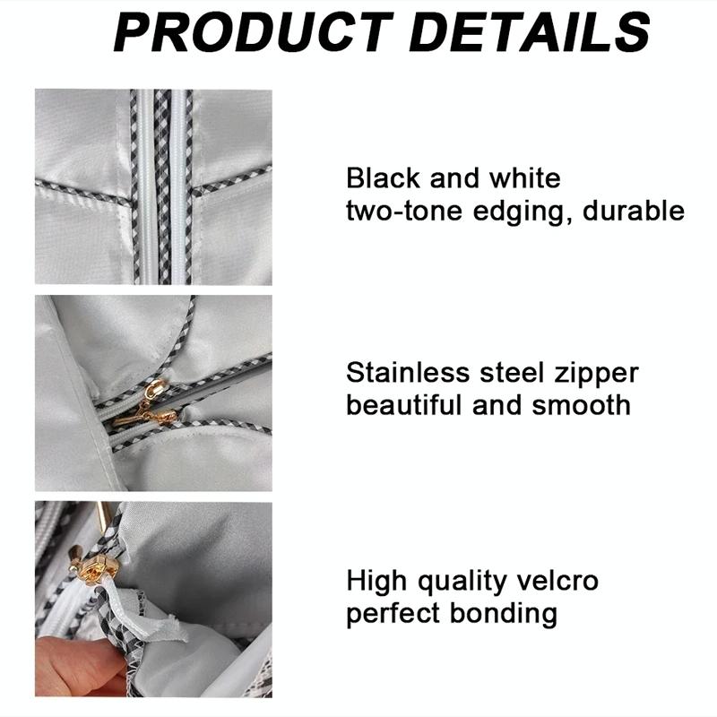 Waterproof Dustproof Cover for 420D Roller Boiler Washing Machine | 60x53x85cm Size | Silver | 69x84x100cm