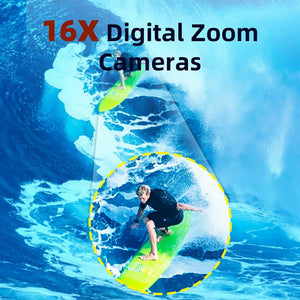 Waterproof Outdoor Camera | 48MP | Dual Screen | WDC901 | Black | Rugged Design
