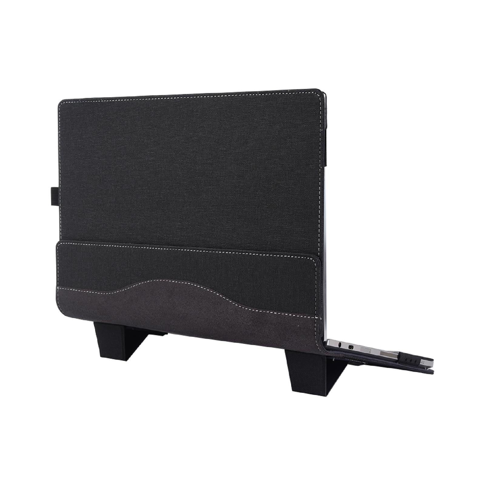 Leather Laptop Case with Stand | 13.3" | Black | For Samsung Galaxy Book 2 360