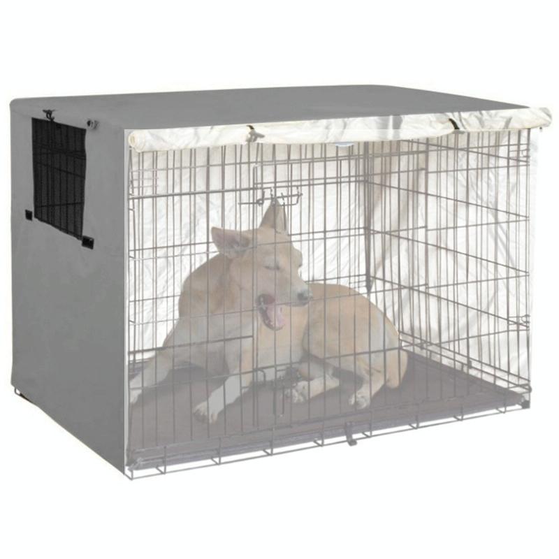 Outdoor Pet Cage Cover | Waterproof & Dustproof | 109x74x76cm | Grey