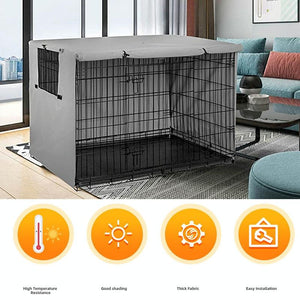 Outdoor Pet Cage Cover | Waterproof & Dustproof | 109x74x76cm | Grey