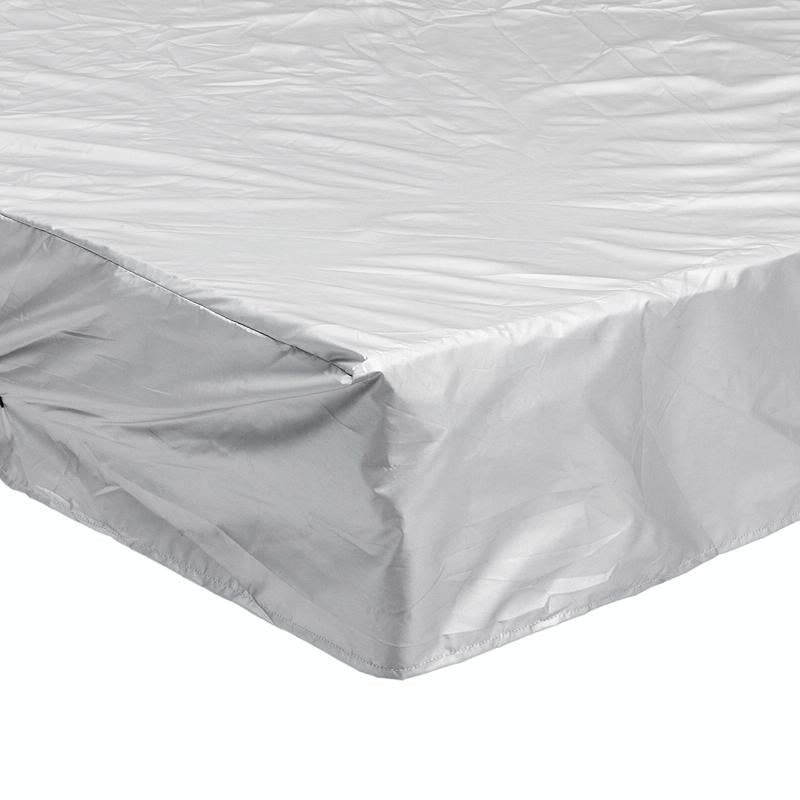 244x244x90cm Waterproof & Dustproof Cover for Bathtub | Swimming Pool Table & Chair | Protects from Falling Leaves | Black