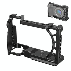Metal Camera Cage for Sony A6500 / A6400 / A6300 / A6000 | Stabilizer Rig | Black