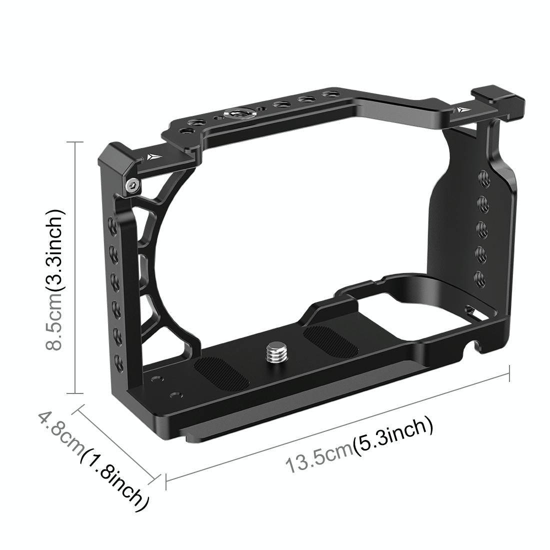 Metal Camera Cage for Sony A6500 / A6400 / A6300 / A6000 | Stabilizer Rig | Black