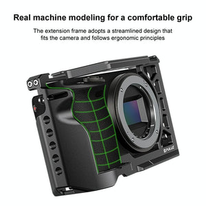 Metal Camera Cage for Sony A6500 / A6400 / A6300 / A6000 | Stabilizer Rig | Black