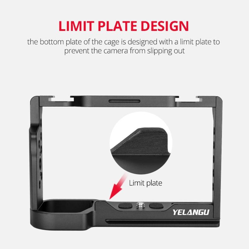 Sony Alpha 7C Video Camera Cage Stabilizer | Black