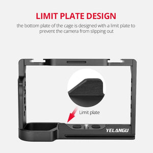 Sony Alpha 7C Video Camera Cage Stabilizer | Black