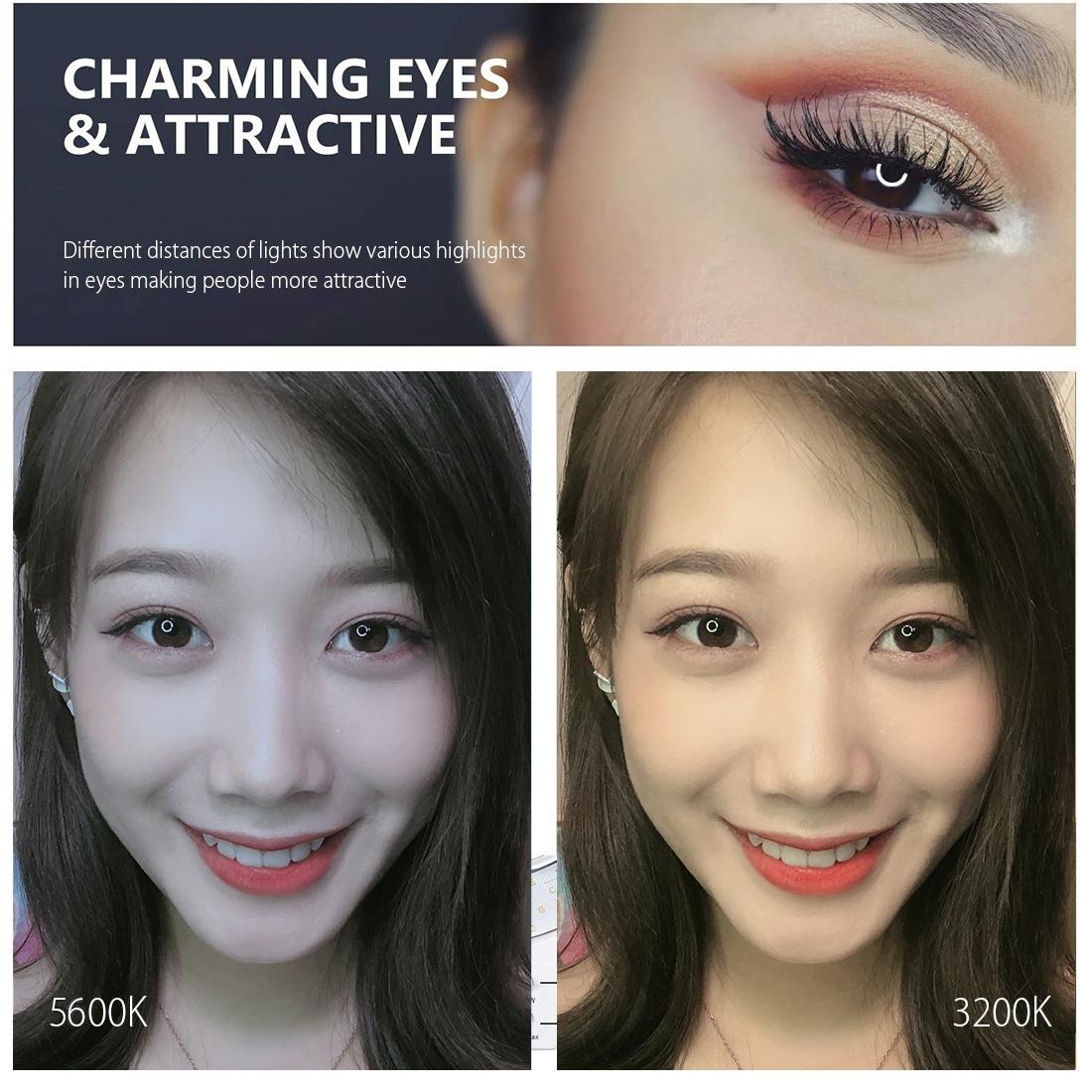 10.2" Ring Light with USB | 3 Modes | Dual Colour | Phone Clamp