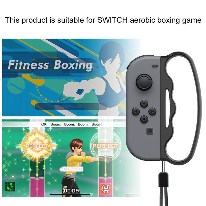 Boxing Joy-Con Grip with Strap for Nintendo Switch | Black
