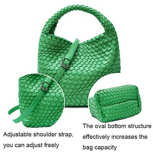 Apricot Hand Woven 2-in-1 Shoulder Bag | Brown