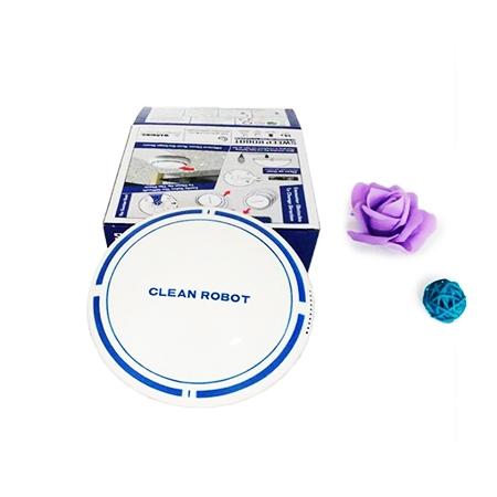 Intelligent 2-in-1 Rechargeable Floor Sweeping Robot Vacuum | White