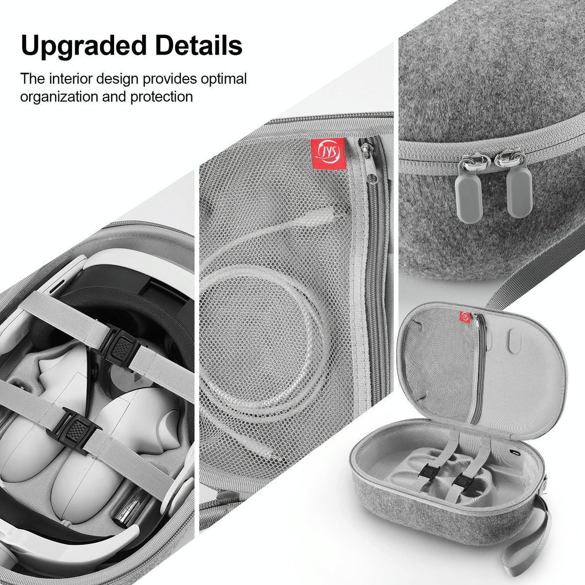 Protective VR Storage Bag for Apple Vision Pro / Meta Quest 3 Glasses | Grey