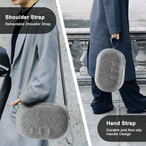 Protective VR Storage Bag for Apple Vision Pro / Meta Quest 3 Glasses | Grey