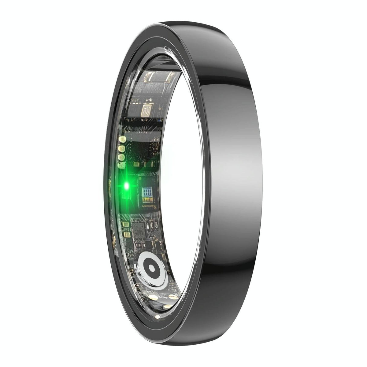 Smart Ring | Heart Rate | Blood Oxygen | Sleep & Sports Modes | Size 9 | White