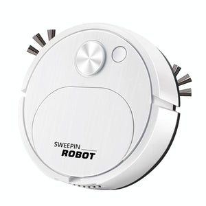 Smart USB Charging Robot Vacuum | For Family Cleaning | White