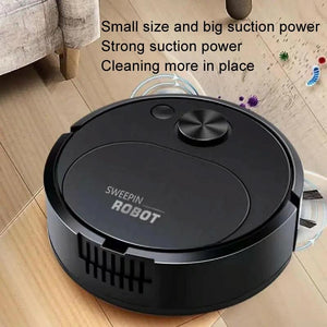 Smart USB Charging Robot Vacuum | For Family Cleaning | White