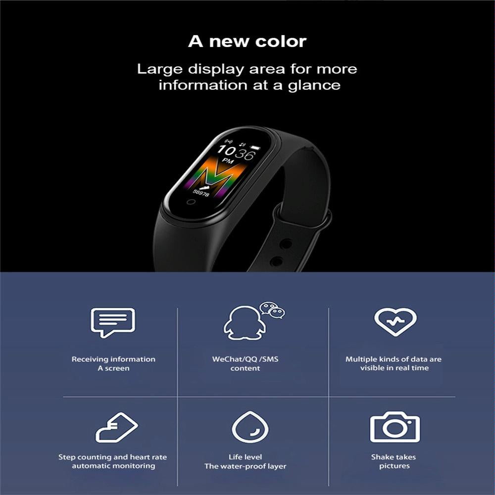 Waterproof Bluetooth Smart Watch | With HR/BP Monitoring | Colour Screen | Red