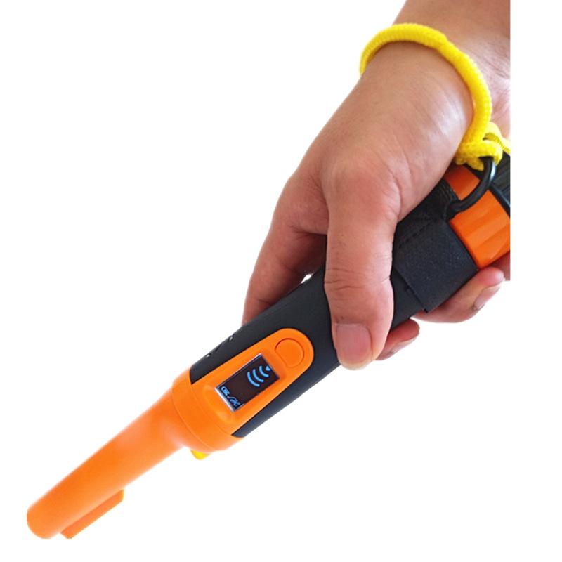 Waterproof Handheld Metal Detector with LCD Display | Fluorescent Green