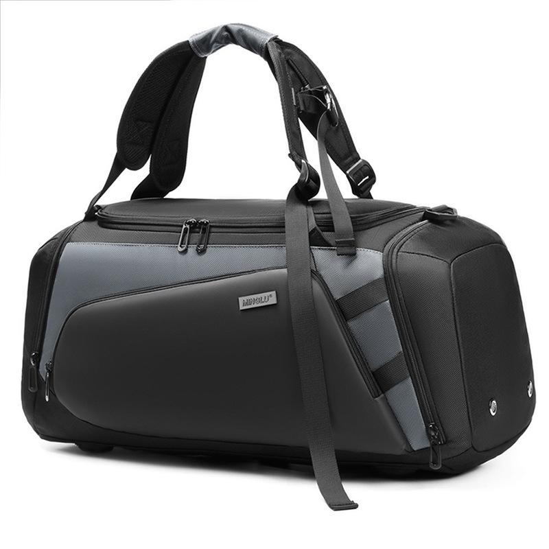 Separate Wet / Dry Large Gym Bag | Black