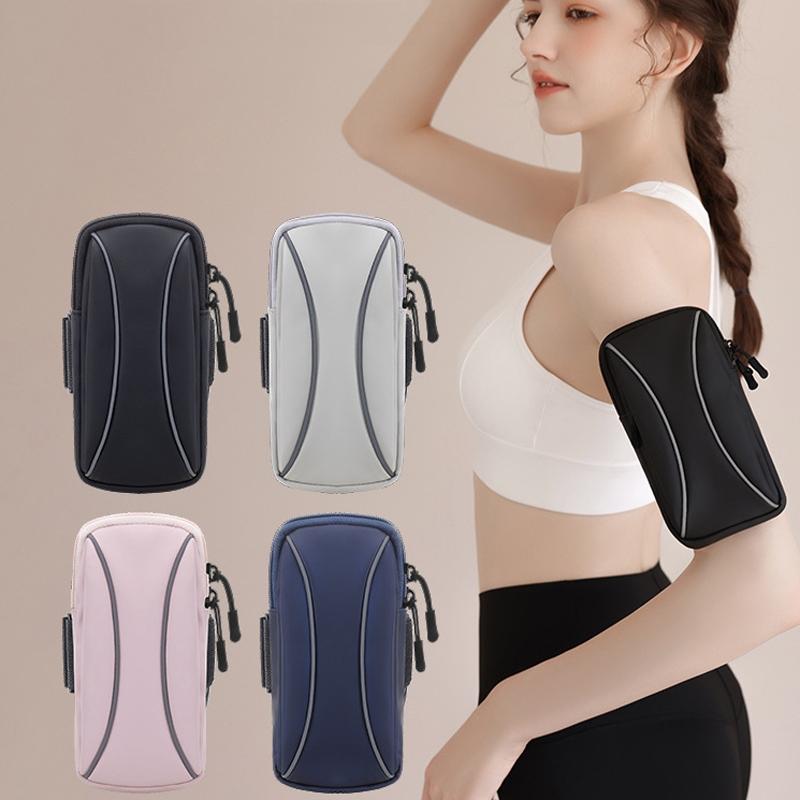 Waterproof Running Arm Bag | For Mobile Phones | Pouch for Outdoor Activities | Grey