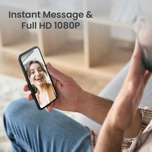 Wireless Smart Video Doorbell | 90 Degree Wide Angle | White