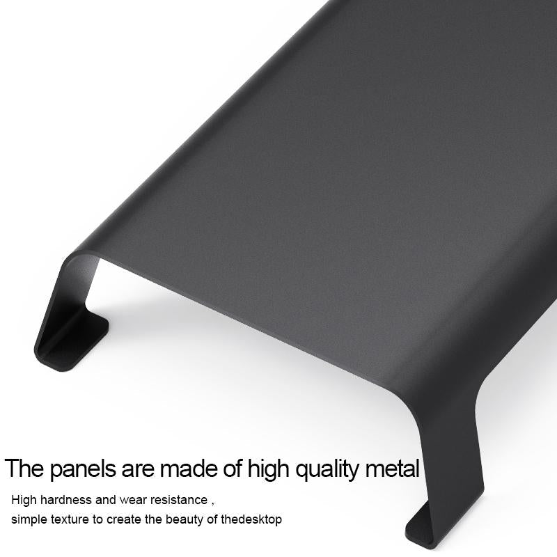 White Monitor Riser Bracket | Space-Saving