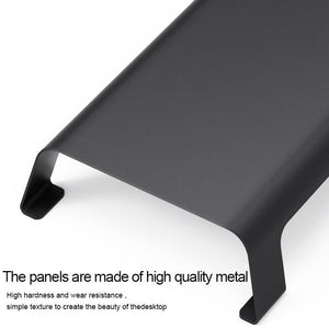 White Monitor Riser Bracket | Space-Saving